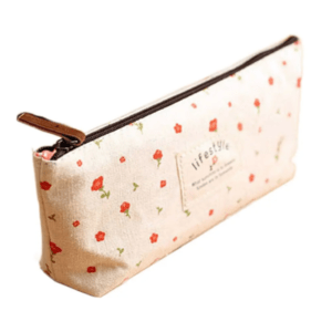 Estuche de tela "flores"