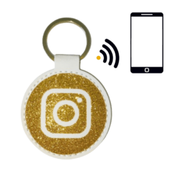 Llavero inteligente INSTAGRAM logo redondo