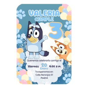 Invitación (Formato Digital) -Temática Personalizable