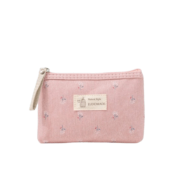 Neceser tela rosa