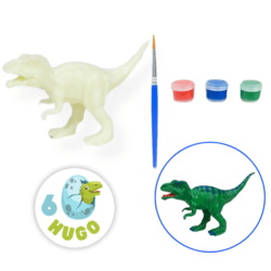 Dinosaurio para pintar pegatina personalizada (1 und)