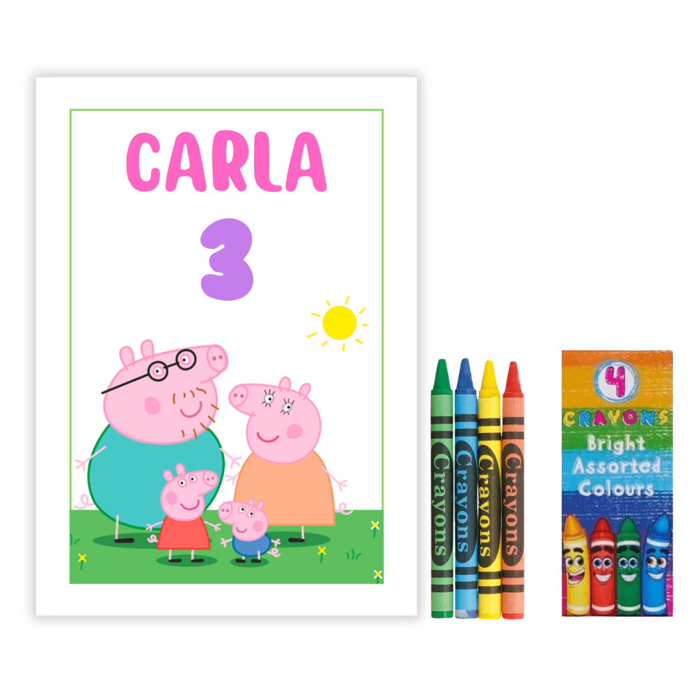 Regalo cumpleaños cuento para colorear – Temática personalizable