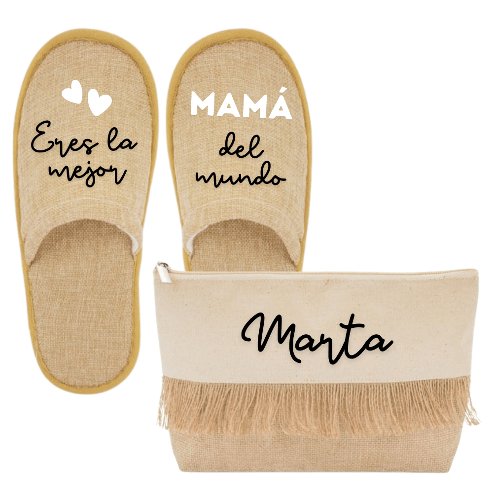 Zapatillas+neceser MAMÁ