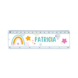 Regla personalizada 30cm ARCOÍRIS