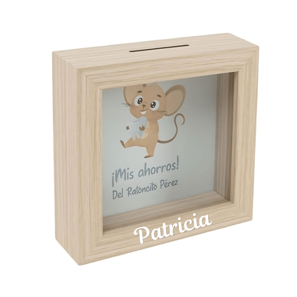 Hucha Ratoncito Pérez personalizada