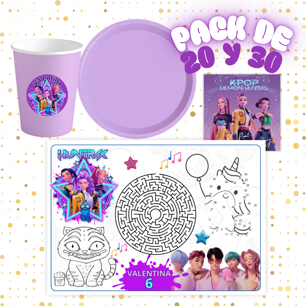 Pack decoración – Temática personalizable