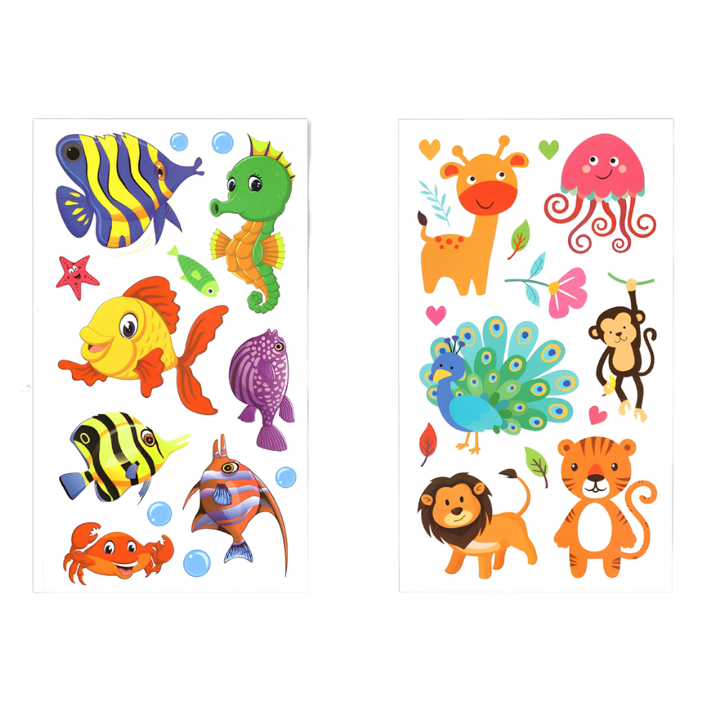 Calcomanías niños (diseños variados)