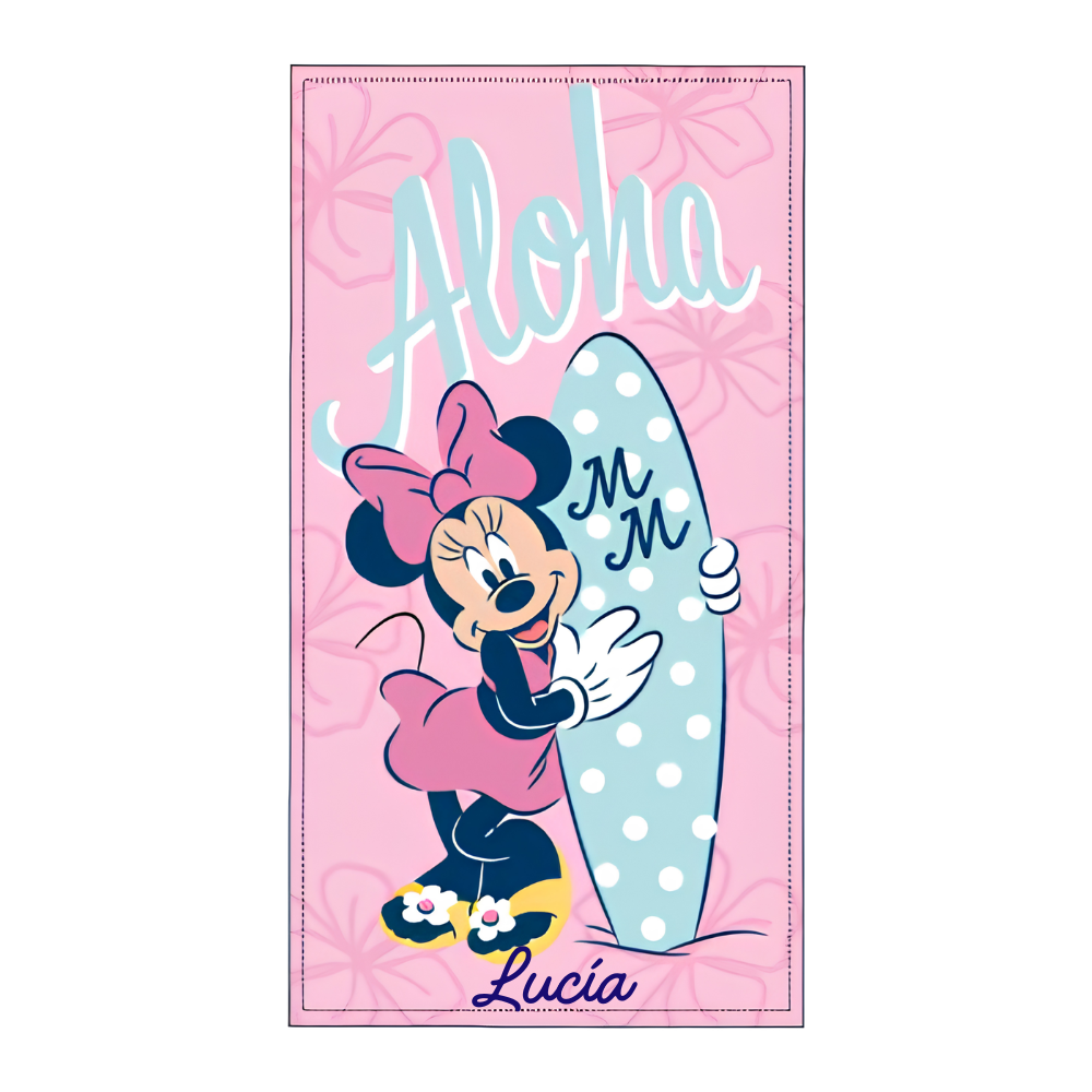 Toalla Minnie PERSONALIZADA