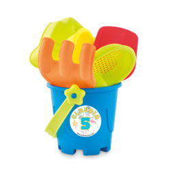 Cubo playa - pegatina personalizada
