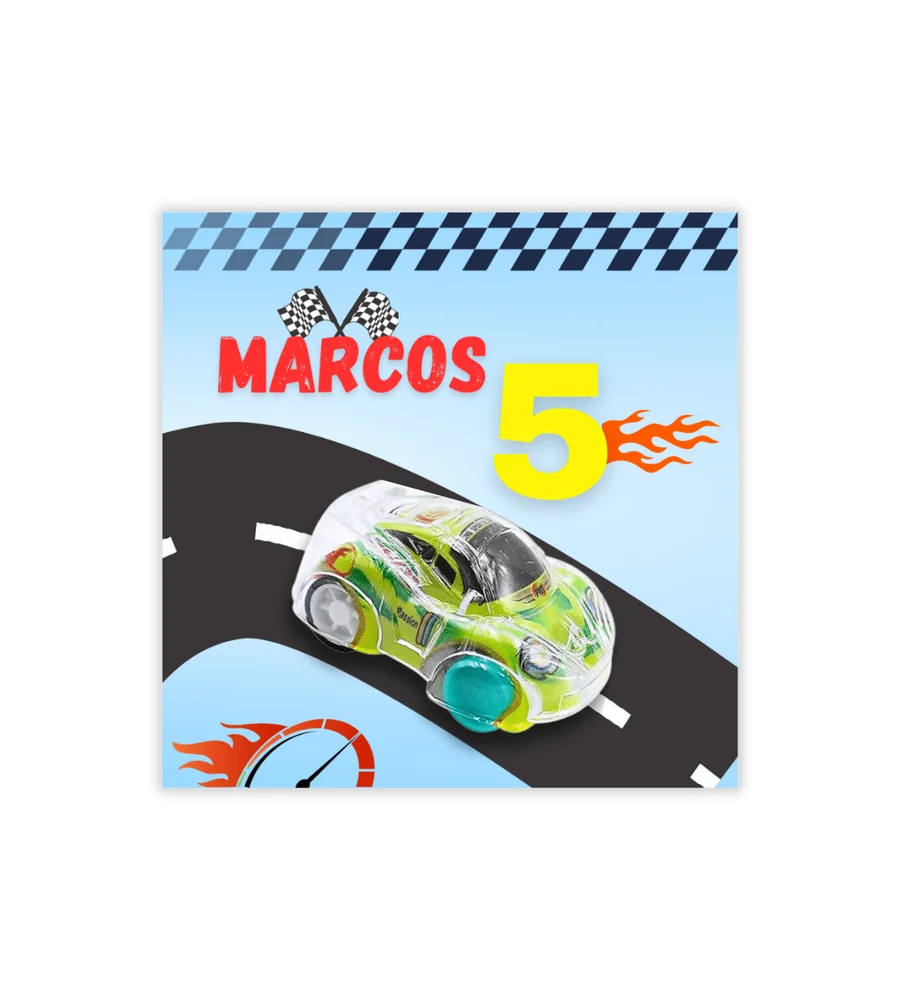 Mini coche rápido personalizado (1 und)