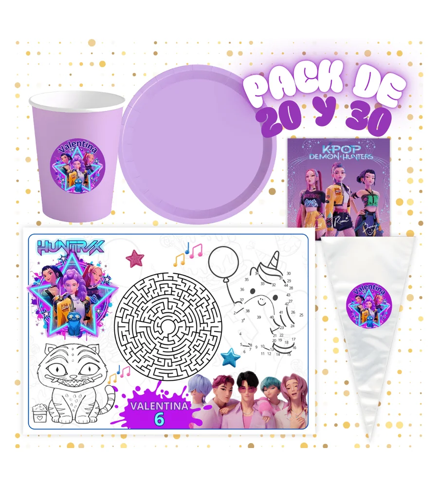 Pack celebración – Temática personalizable