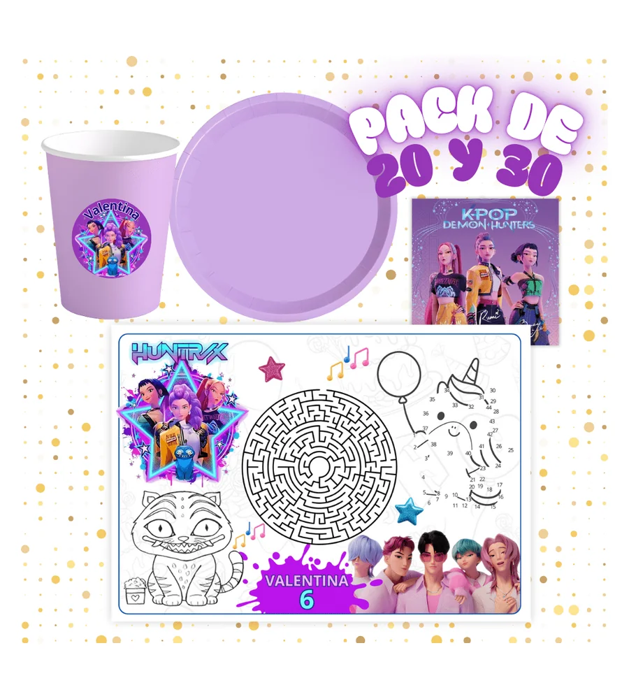 Pack decoración – Temática personalizable