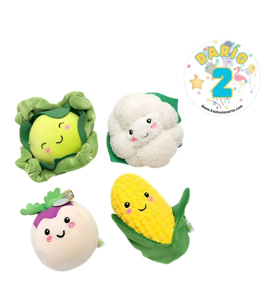 Peluche verduritas (16cm)
